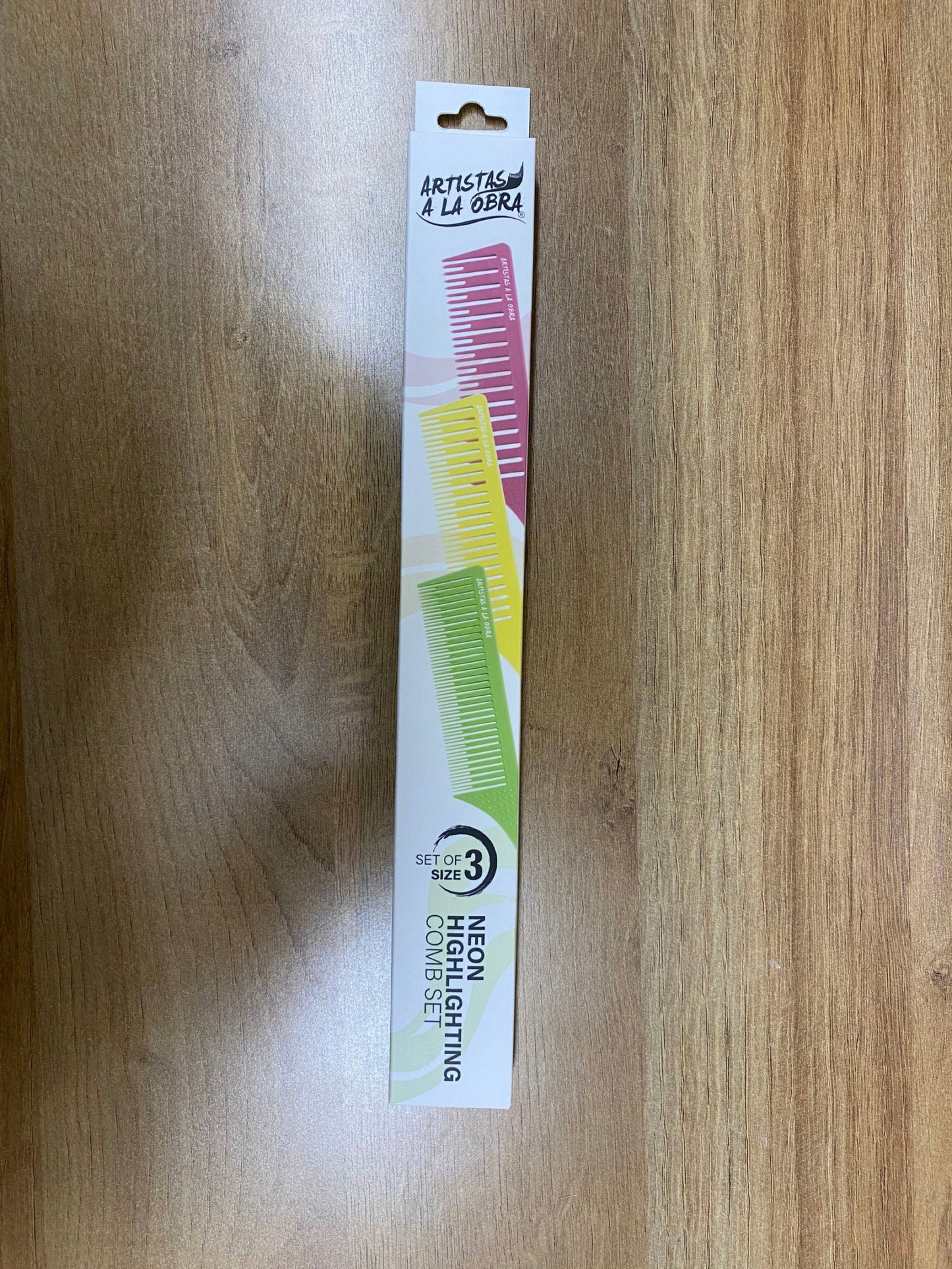 PEINES NEON PARA Highlighting - Set of 3 Sizes