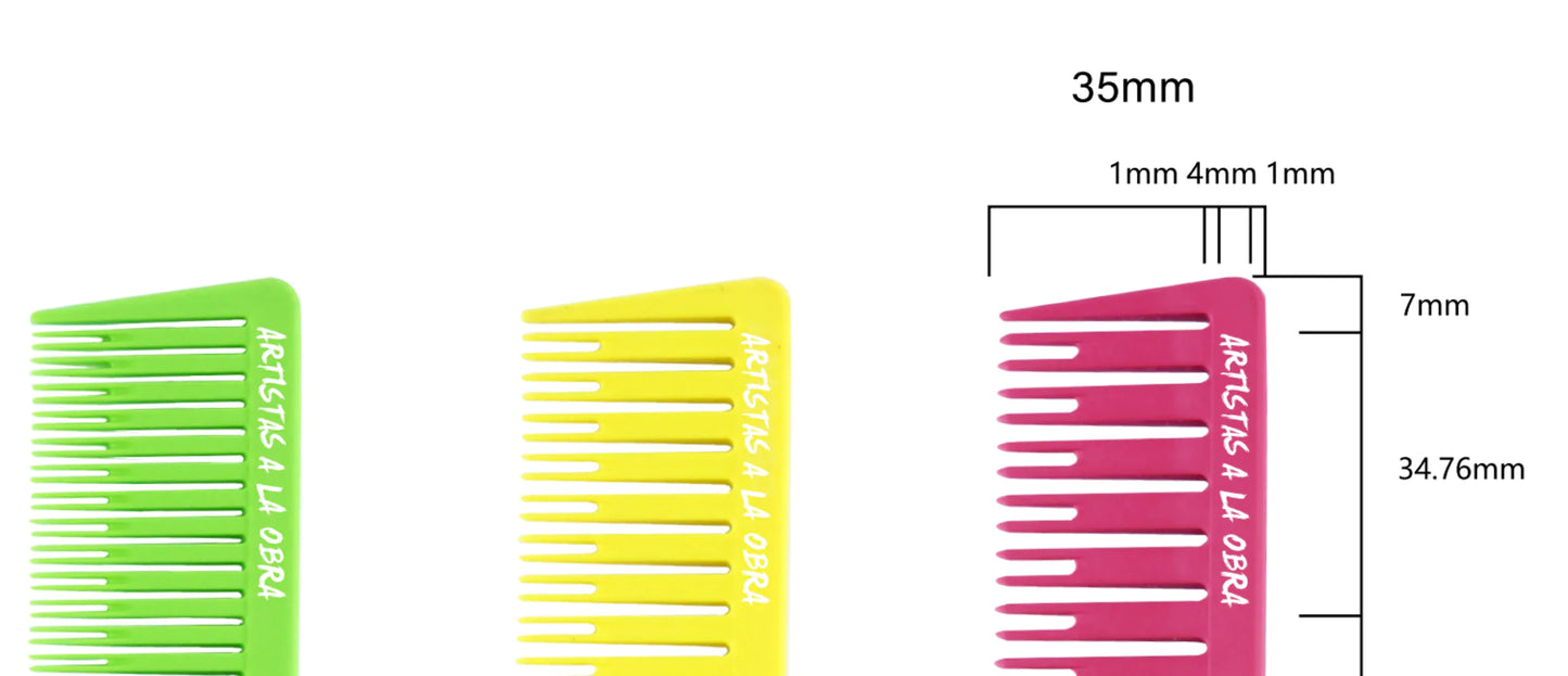 PEINES NEON PARA Highlighting - Set of 3 Sizes