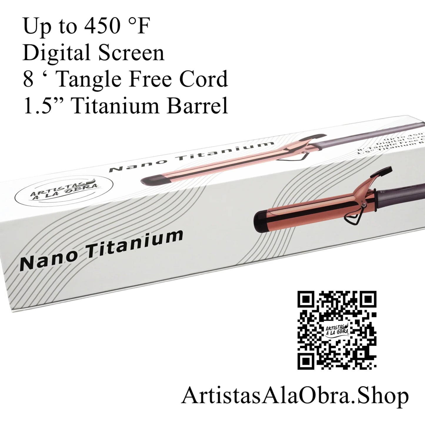 Nano Titanium - 1.5 Pulgadas Con Display Digital LED